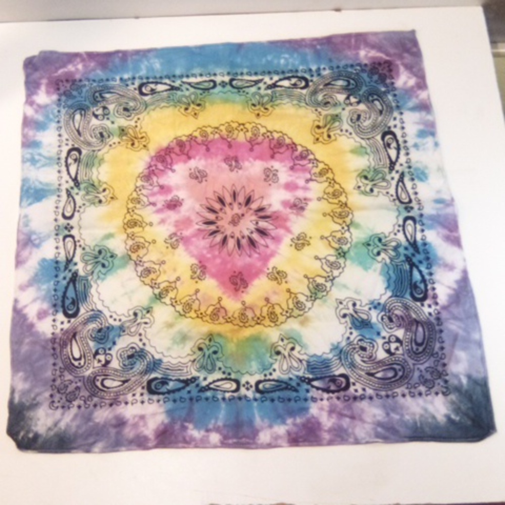 Tie dyed bandana